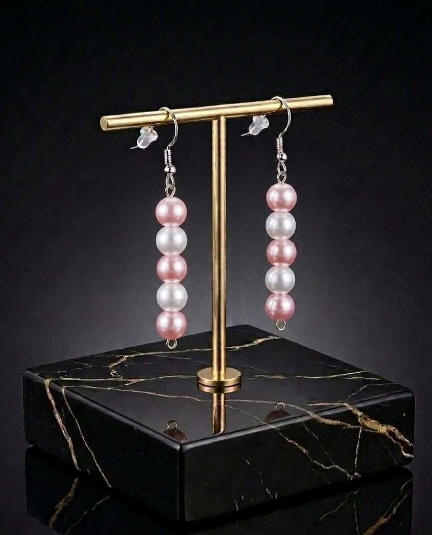 Faux Pearl Linear Earrings (#G7)