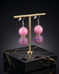 Magenta Majesty Earrings (#F6)