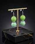 Lime Twist Candy Earrings(#E7)