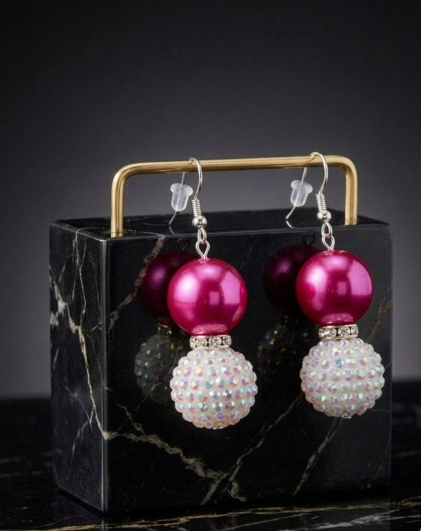 Shinny Disco Ball Earrings (#C3)