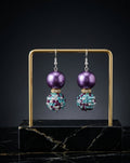 Aurora Teal Drop Earrings (#A8)